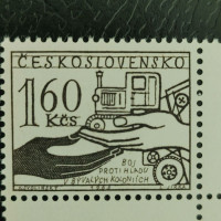 Briefmarke Tschechoslowakie, 1,60Kčs, Mi.1424** 