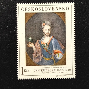 1966 - Umění - II. typ - J. Kupecký portrét F. Wussinové
