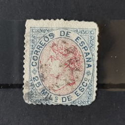 Briefmarke Spanien, 25 M, Mi.88# 