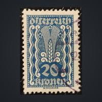 Sello Austria-Hungría, Mi.370, Usado #, 20Kr