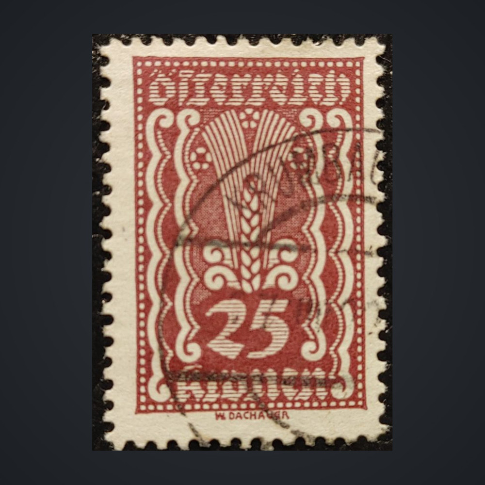 Známka Rakousko-Uhersko, Mi.371#, 25Kr