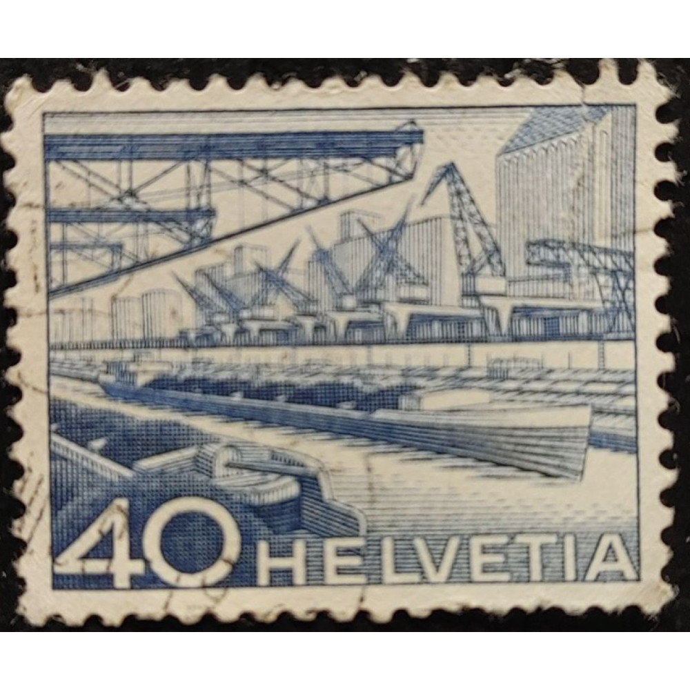 Sello Suiza, Mi.537a (SG 518), Usado #, 40