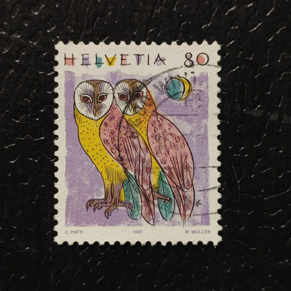 Selo Suíça, Mi.1437A (SG 1195), Usado #, 80