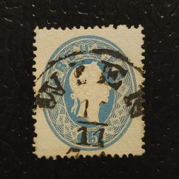 Briefmarke Österreich, Österreich-Ungarn, 15Kr, Mi.22# 