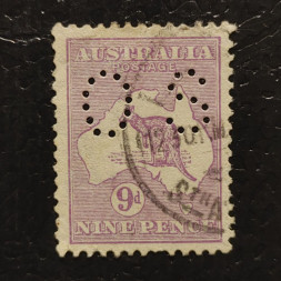 Briefmarke Australien, 9 d, Sg.39# 