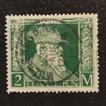 Známka Bavorsko, 2 M, Mi.87I# 