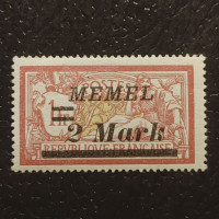 Známka Memelgebiet, Mi.102 (SG 119)*, 2 M