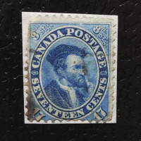Výstřižek Kanada, Mi.15a (SG 42)#, 17 ¢