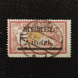 Briefmarke Memelgebiet, Mi.102 (SG 119)#, 2 M