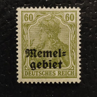 Známka Memelgebiet, Mi.*, 60 Pf