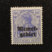 Známka Memelgebiet, Mi.*, 80 Pf