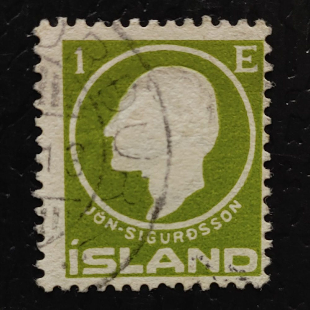 Známka Island, Mi.63 (SG 96)#, 1 Eyr.