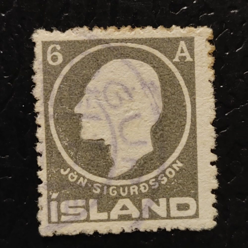 Známka Island, Mi.66 (SG 99)#, 6 Eyr.