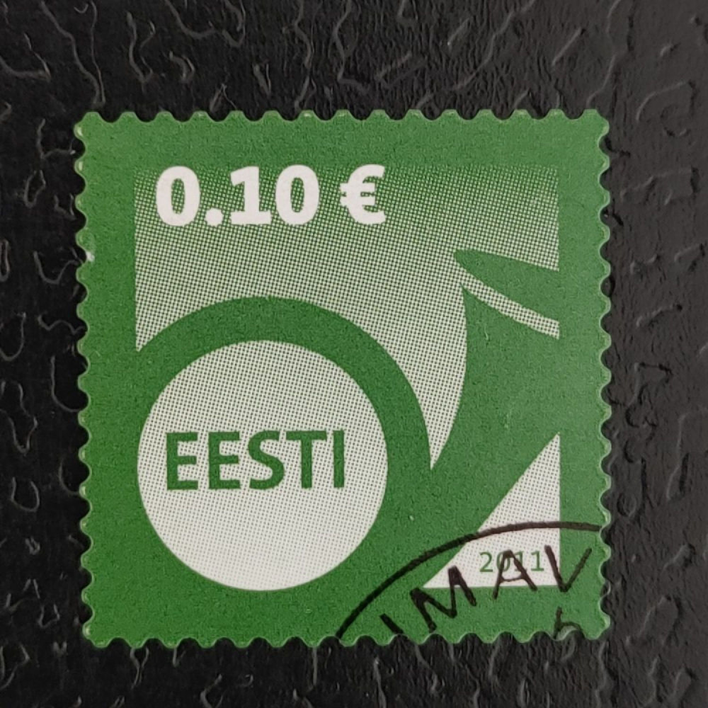 Selo Estônia, Mi.710 (SG 663), Usado #, 0.1