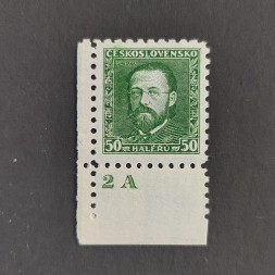Briefmarken mit Kennzeichen Tschechoslowakie, 50h, Mi.321* 
