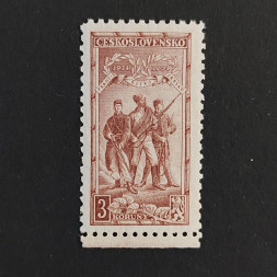 Briefmarke Tschechoslowakie, 3 Kč, Mi.325** 
