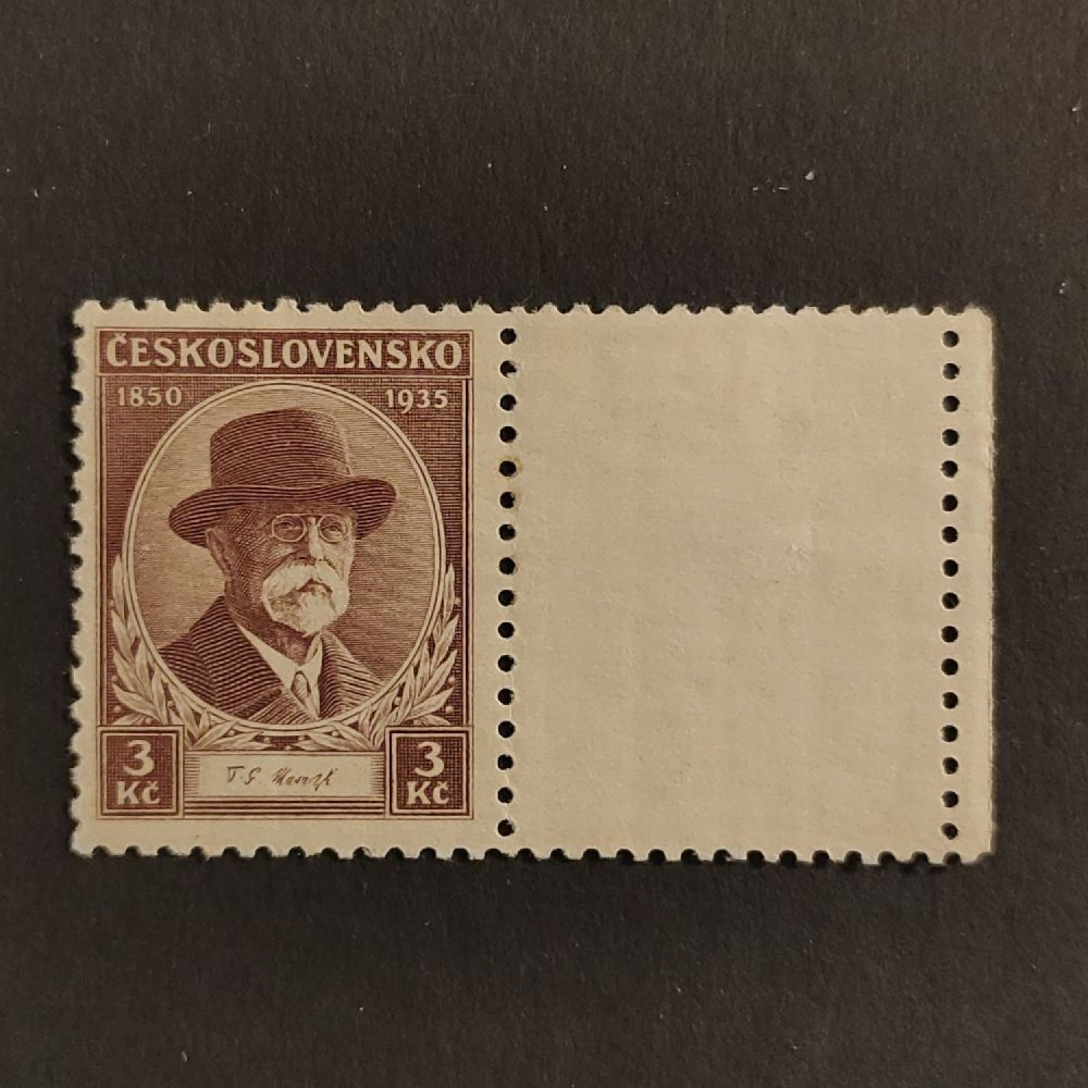 Selo com vinhetas Tchecoslováquia, 3 Kč, Mi.335, MH* 