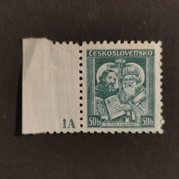 Briefmarken mit Kennzeichen Tschechoslowakie, 50h, Mi.339** 
