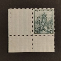 Briefmarken mit Kennzeichen Tschechoslowakie, 50h, Mi.345* 
