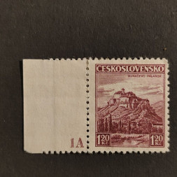 Briefmarken mit Kennzeichen Tschechoslowakie, 1,20 Kč, Mi.351* 
