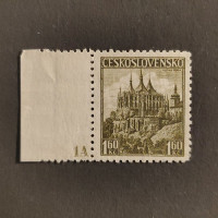 Známka s DČ ČSR, 1,60 Kč, Pof.306* 
