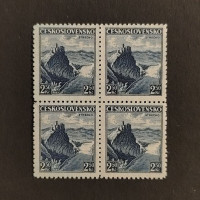 Block of four Czechoslovakia, 2,50 Kč, Mi.354, MNH** 