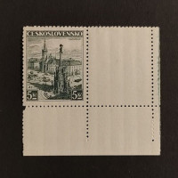 Stamp with coupons Czechoslovakia, 5 Kč, Mi.358, MH* 