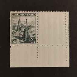 Briefmarke mit Ziefeldern Tschechoslowakie, 5 Kč, Mi.358* 