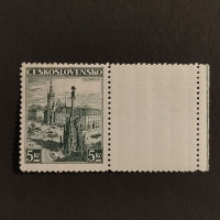 Stamp with coupons Czechoslovakia, 5 Kč, Mi.358, MH* 