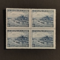 Block of four Czechoslovakia, 10 Kč, Mi.359, MNH** 