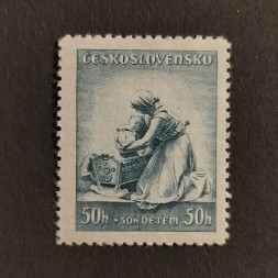 Briefmarke Tschechoslowakie, 50+50h, Mi.361* 