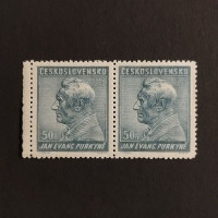 Zweierblock Tschechoslowakie, 50h, Mi.377** 