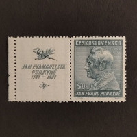 Briefmarke mit Ziefeldern Tschechoslowakie, 50h, Mi.377* 