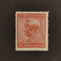 Briefmarke Tschechoslowakie, 1 Kč, Mi.378* 