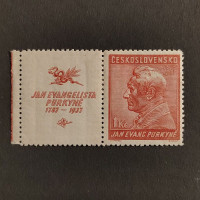 Briefmarke mit Ziefeldern Tschechoslowakie, 1 Kč, Mi.378* 