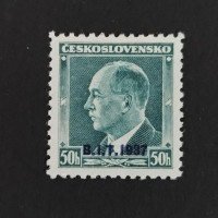Briefmarke Tschechoslowakie, 50h, Mi.381* 