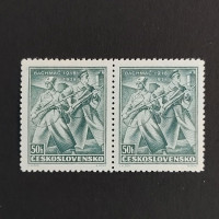 Zweierblock Tschechoslowakie, 50h, Mi.392** 