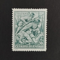 Briefmarke Tschechoslowakie, 50h, Mi.393* 