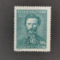 Briefmarke Tschechoslowakie, 50h, Mi.395* 