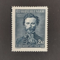 Briefmarke Tschechoslowakie, 2 Kč, Mi.397* 