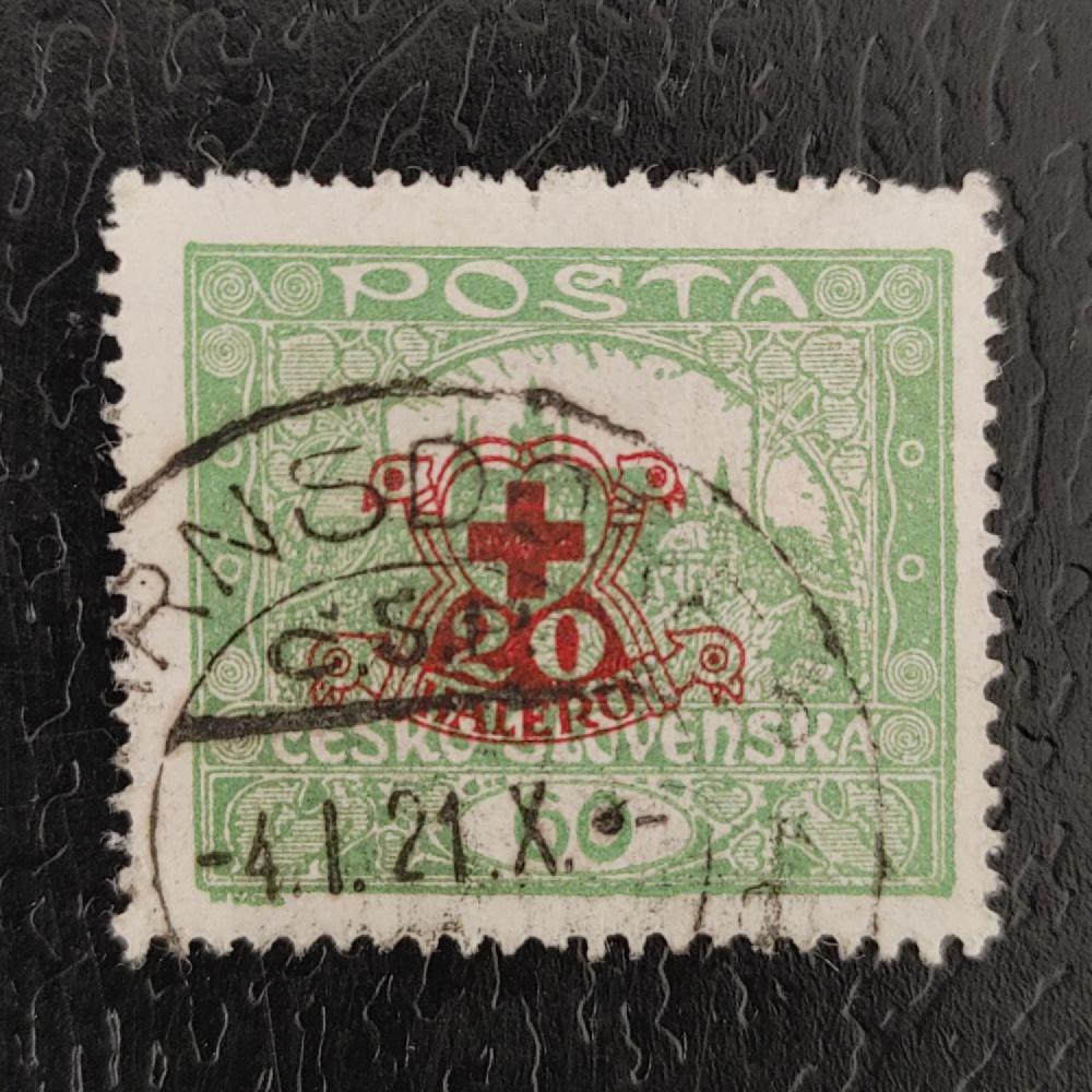 Známka ČSR, Pof.171#, 60+20h Známka ČSR, Pof.171#, 60+20h