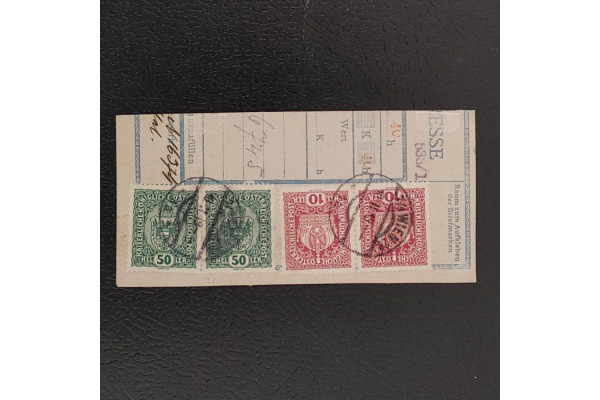 Ústřižek ČSR předběžné a souběžné, Mi.195#
