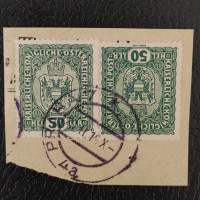 Výstřižek ČSR předběžné a souběžné, Mi.195#