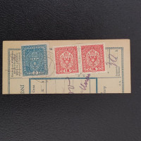 Abschnitt Tschechoslowakie vorläufig, 60 h, Mi.199+204# 
