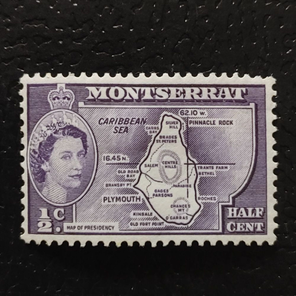 Stamp Montserrat, SG136 (Mi. 128), MH, 2 c