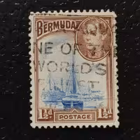 Známka Bermudy, SG111 (Mi. 102b)#, 1 d