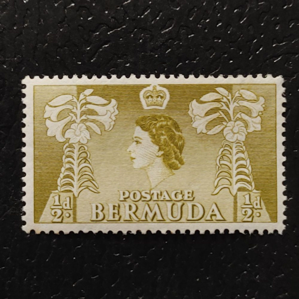 Sello Bermudas, SG135, MH, 1/2 d