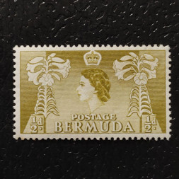 Sello Bermudas, SG135, MH, 1/2 d