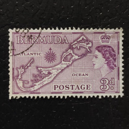Sello Bermudas, SG140 (Mi. 135), Usado #, 3 d