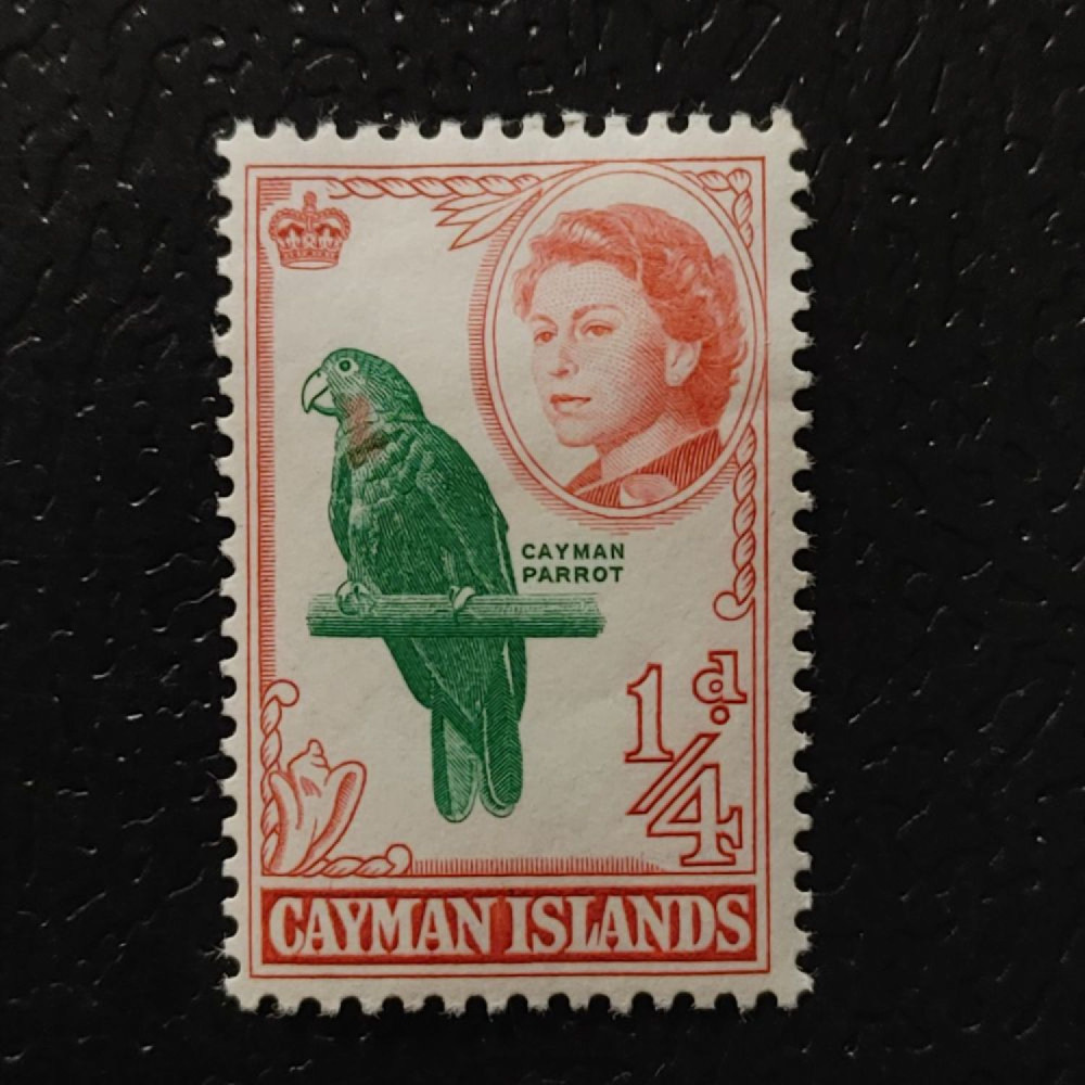 Sello Islas Caimán, SG165 (Mi. 154), MNH, 1/2 d